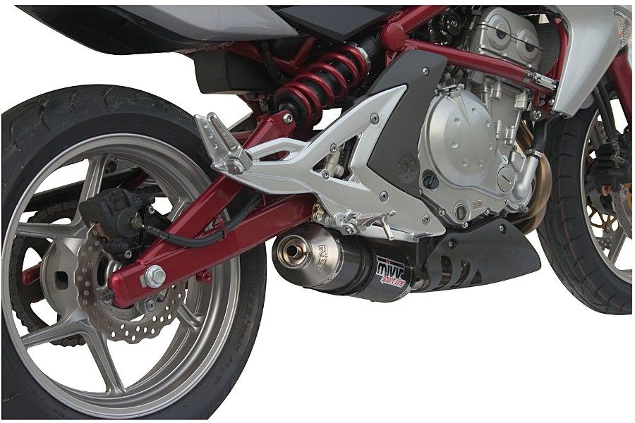 Silencieux MIVV Oval carbone Kawasaki ER-6n / ER-6f / Versys 650 05-11
