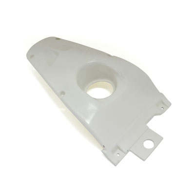 Dosseret de selle kiesler evo1 en fibre avec Gelcoat blanc pour Nitro/