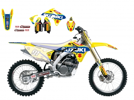 Kit déco Blackbird World MXGP réplica 2017 Suzuki 450 RM-Z 08-17