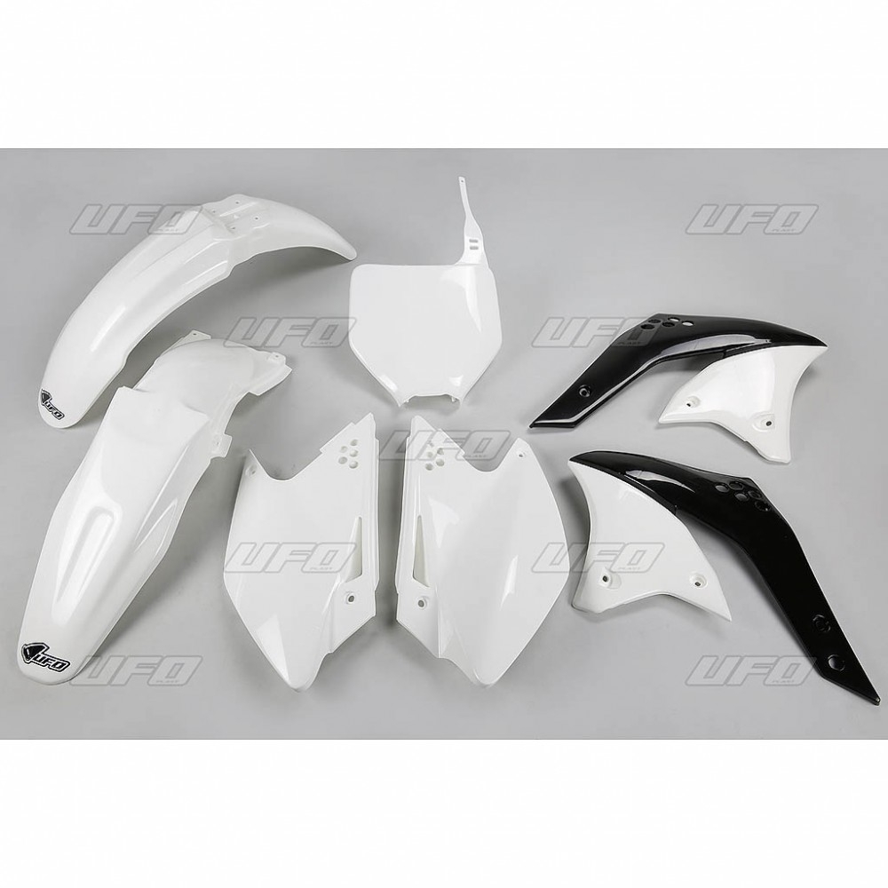 Kit plastique UFO Kawasaki 250 KX-F 2007 blanc