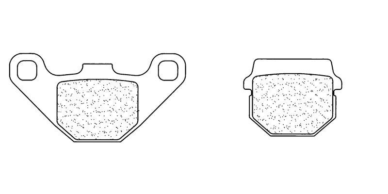 Plaquettes de frein Carbone Lorraine 3022SC