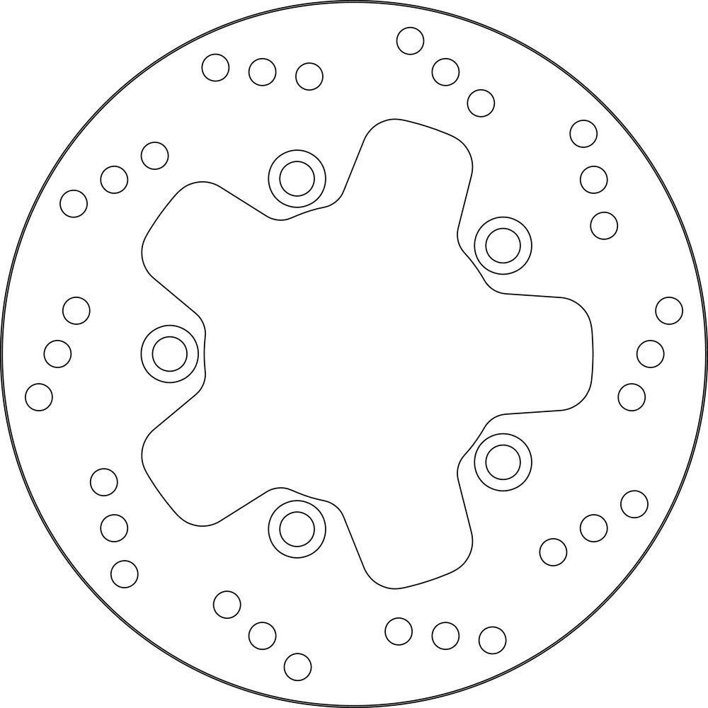 Disque de frein arrière SBS 5229