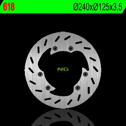 Disque de frein avant NG Brake Disc D.240 Derbi Senda DRD 02-06 - 618