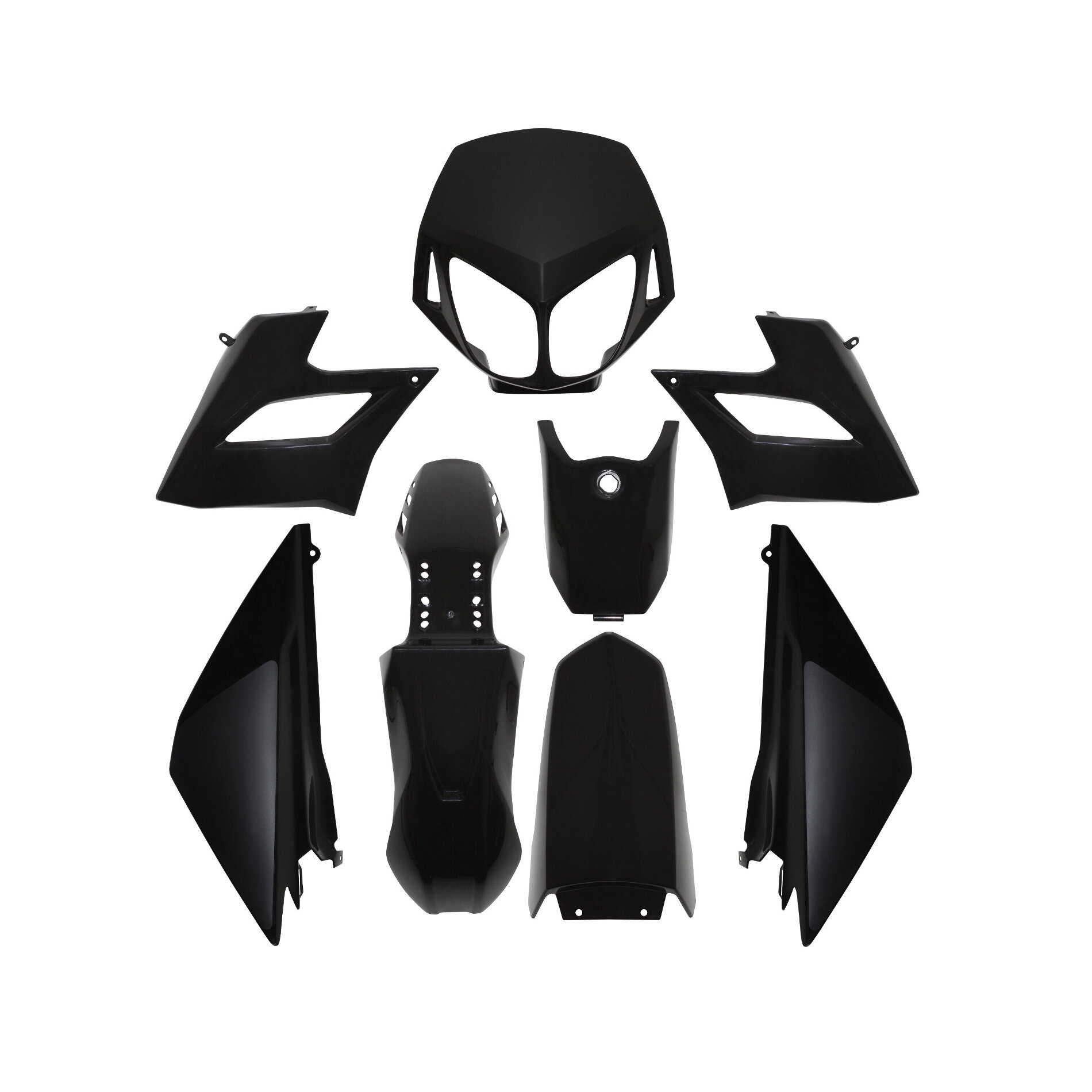 Kit de carrosserie Noir Derbi Senda DRD Racing 04-09