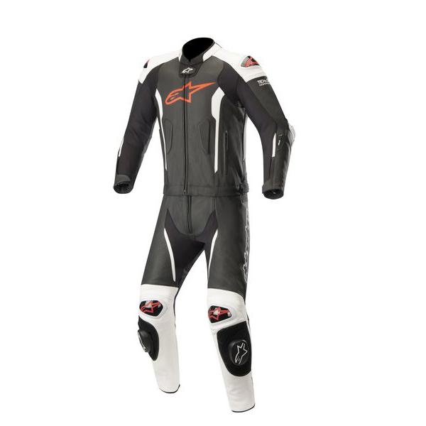 Combinaison 2 pièces Alpinestars Missile Tech-Air noir/blanc/rouge flu