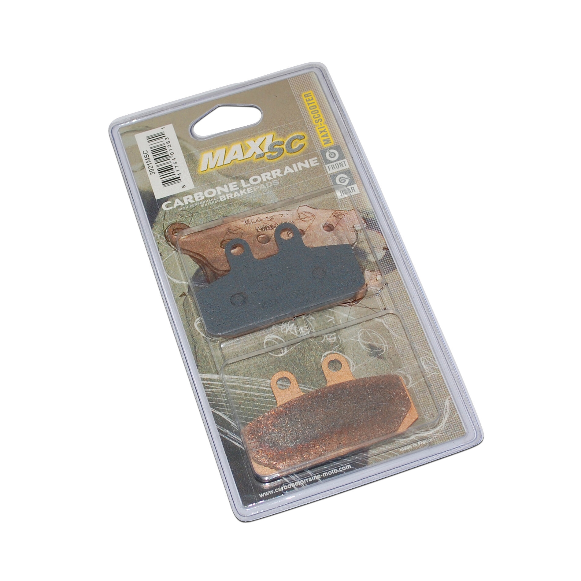 Plaquettes de frein Carbone Lorraine 3021MSC
