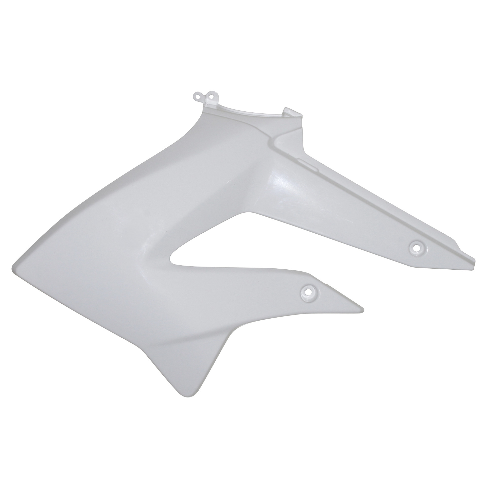 Ouïe de radiateur 1Tek Origine blanc brillant gauche Derbi Senda DRD 2
