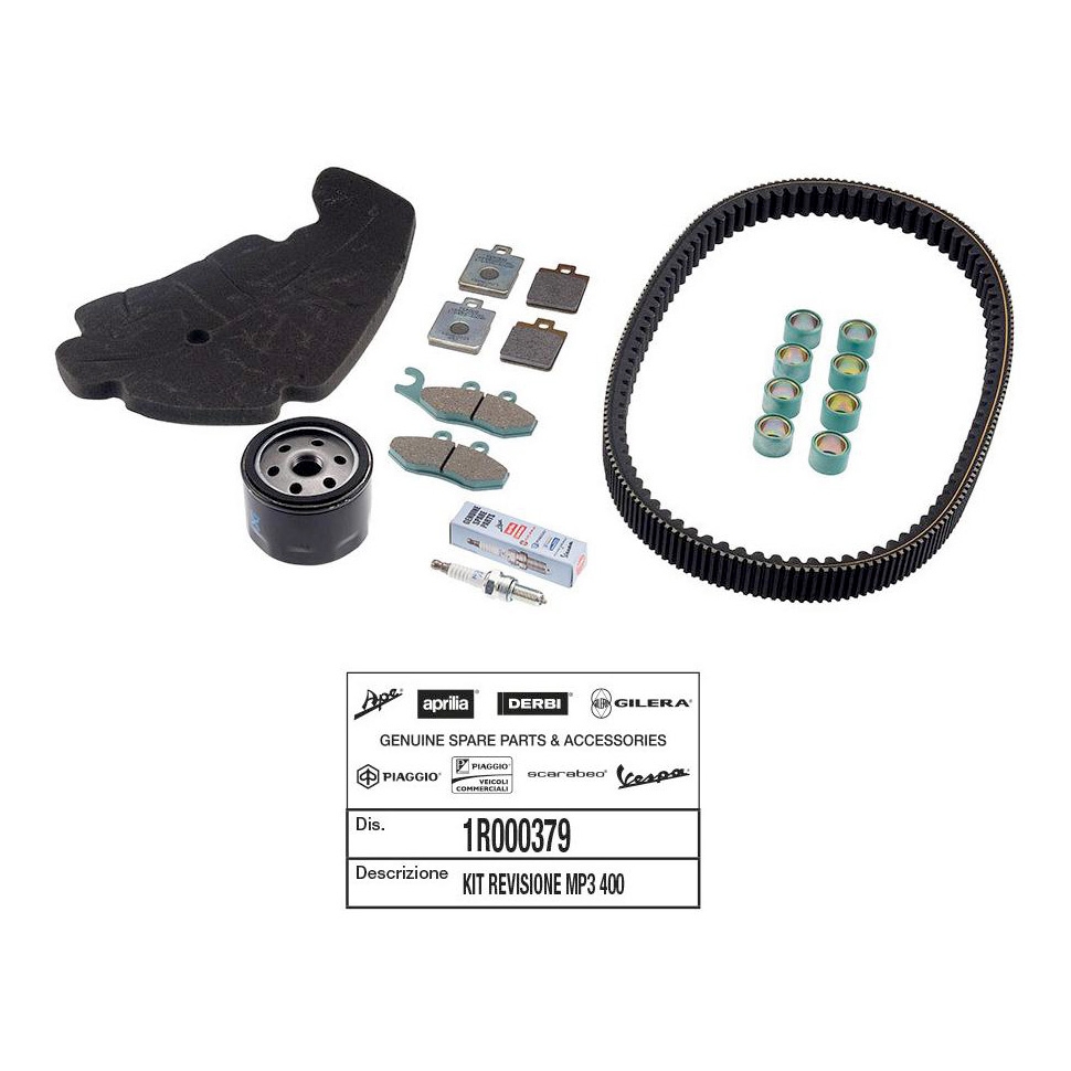 Kit entretien Piaggio MP3 400 2007-12