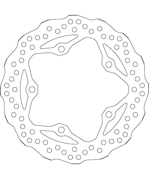 Disque de frein avant SBS 5207