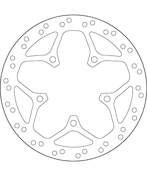 Disque de frein arrière SBS 5236