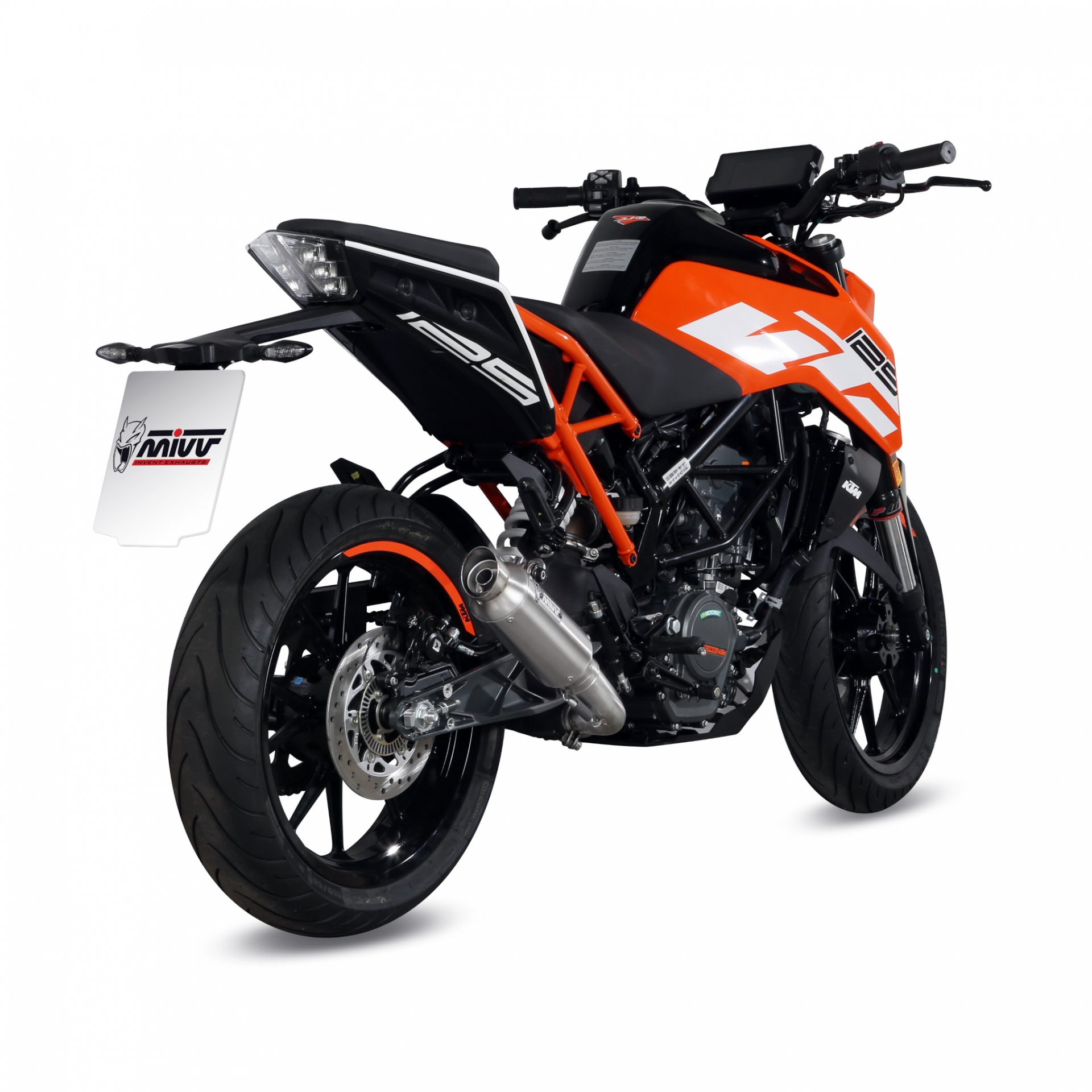 Silencieux MIVV M2 inox KTM Duke 125 17-18