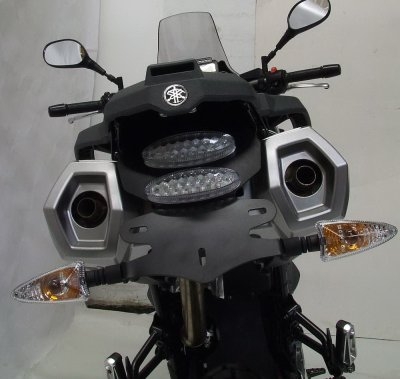 Support de plaque dimmatriculation R&G Racing noir Yamaha XT Z 660 Té