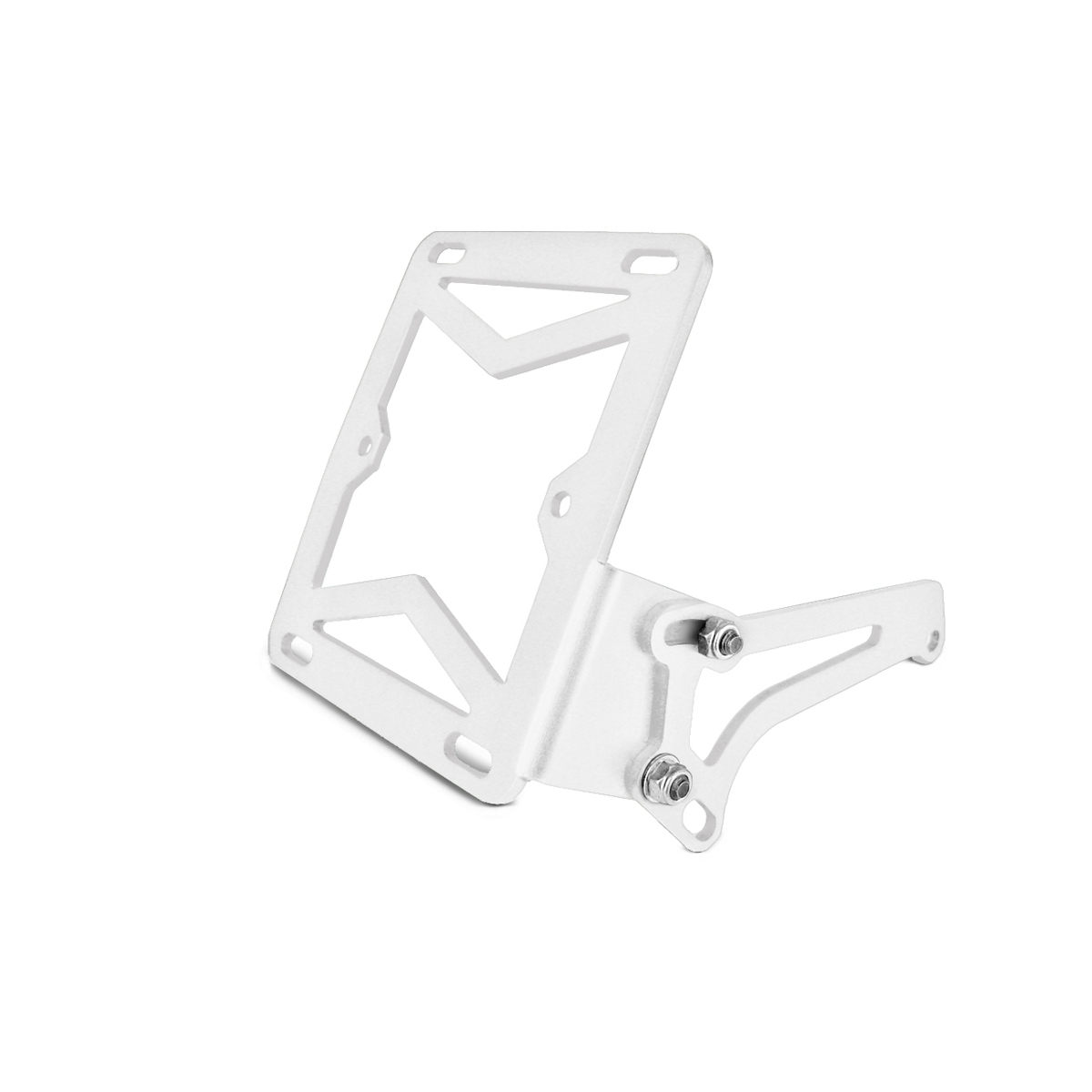 Support latéral plaque immatriculation Booster Nitro - Blanc