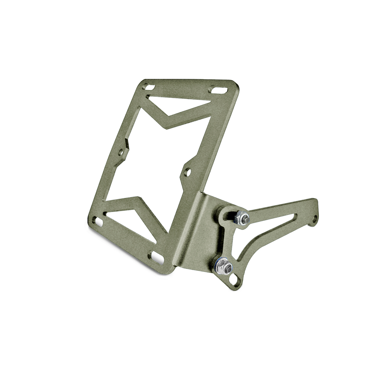 Support latéral plaque immatriculation Typhoon Ludix - Bleu Anodisé