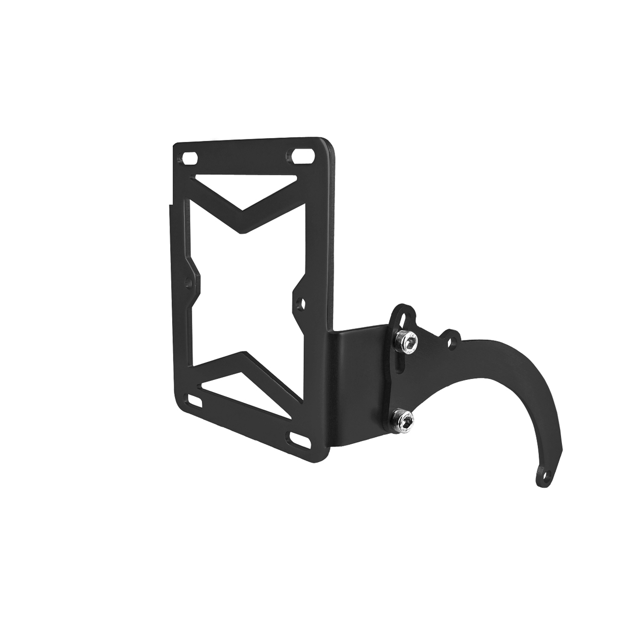 Support latérale plaque immatriculation Speedfight - Noir mat
