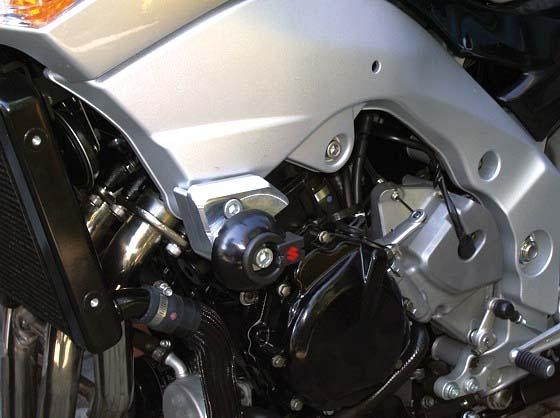 Kit fixation tampon de protection LSL Suzuki GSR 600 06-11 avec suppor