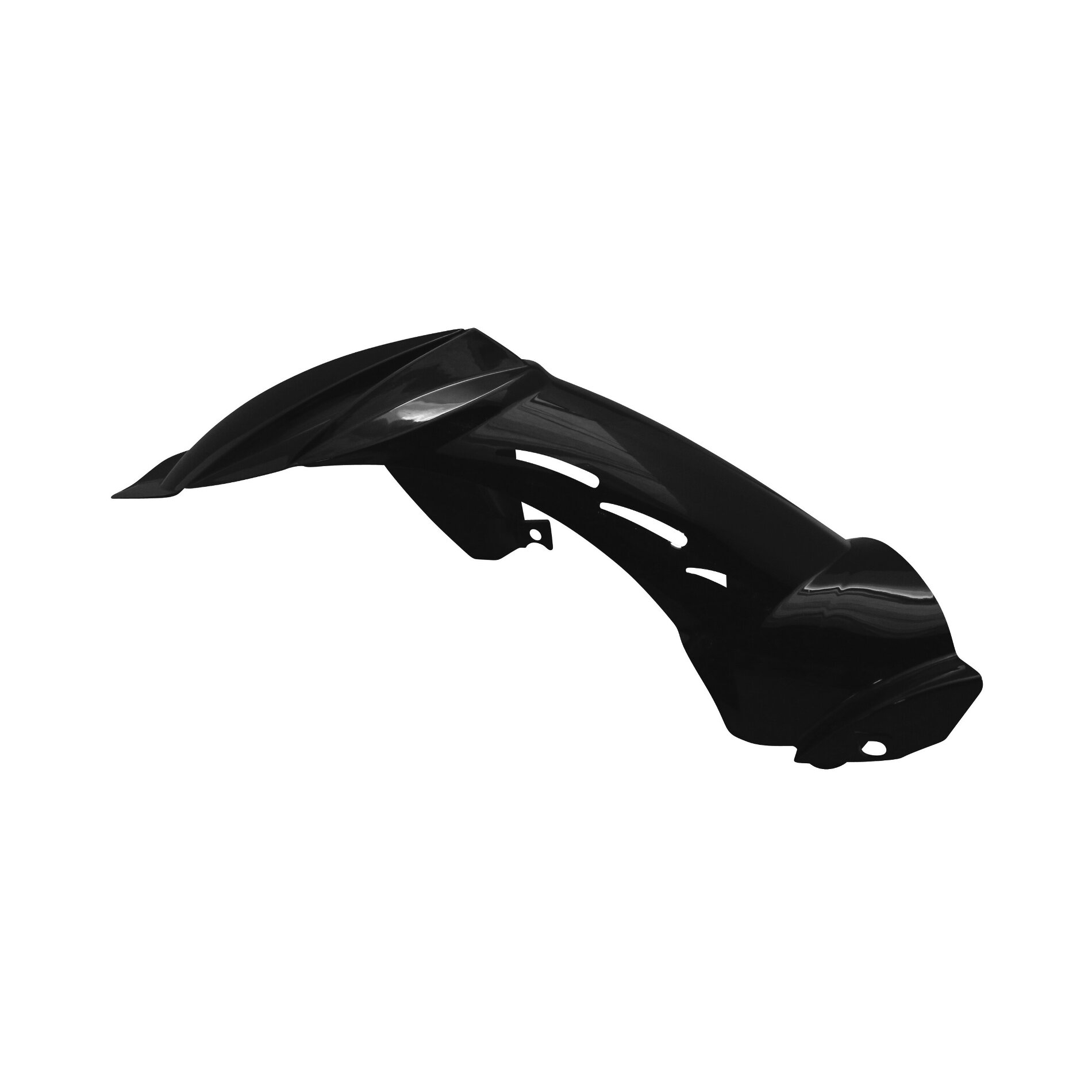 Garde boue arrière noir brillant adaptable Peugeot 50 Ludix 14 pouces