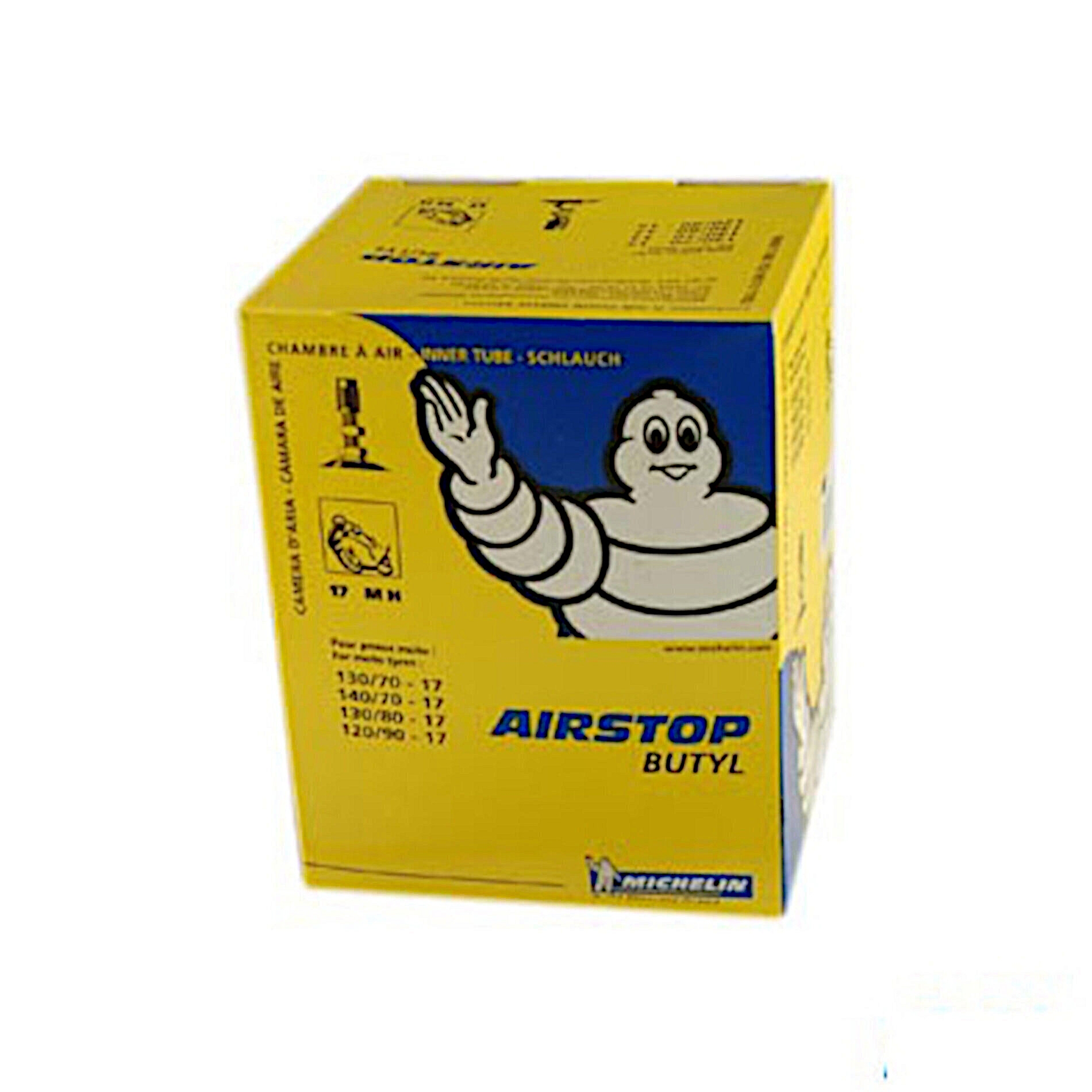 Chambre à air Michelin Street 120/90-17 valve droite TR4