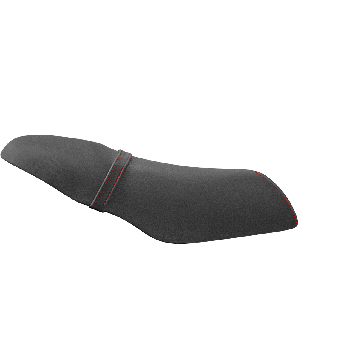 Couvre selle Piaggio ZIP 2T H2O 2006> Noire / Couture rouge (antidérap