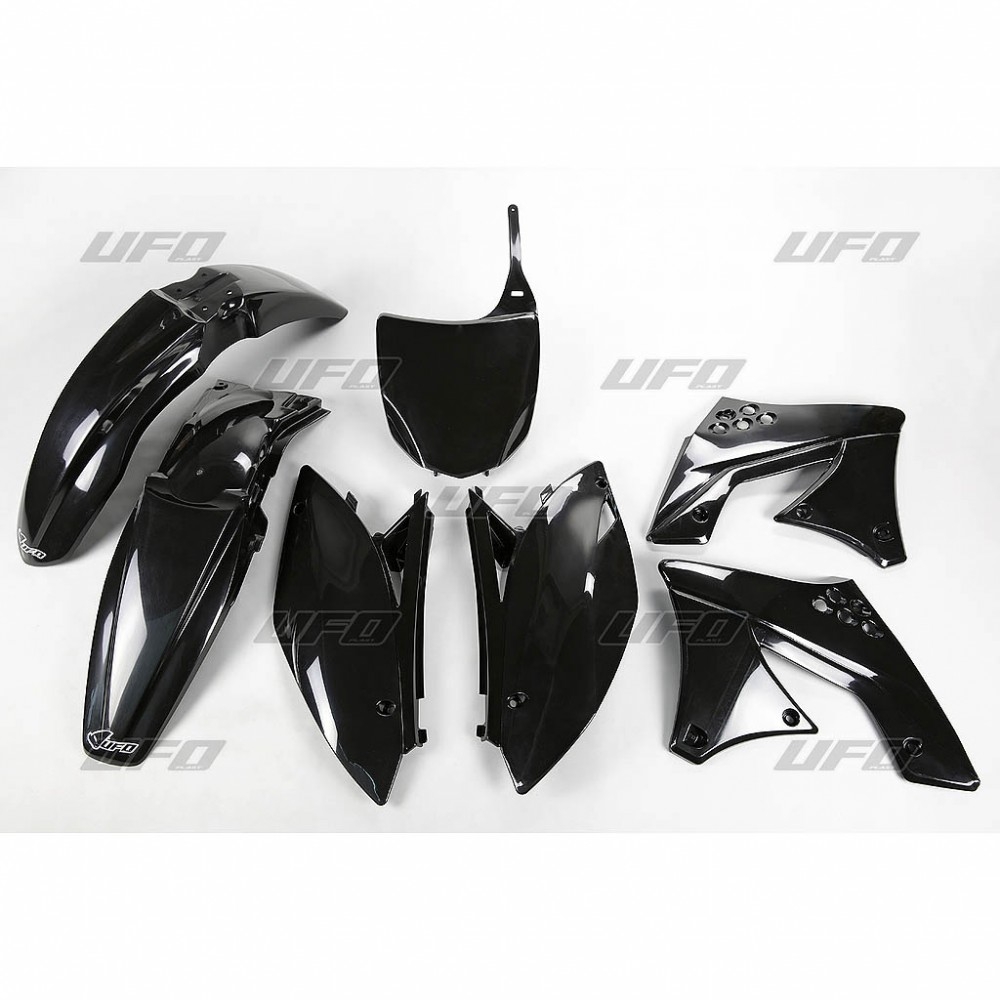 Kit plastique UFO Kawasaki 250 KX-F 2009 noir