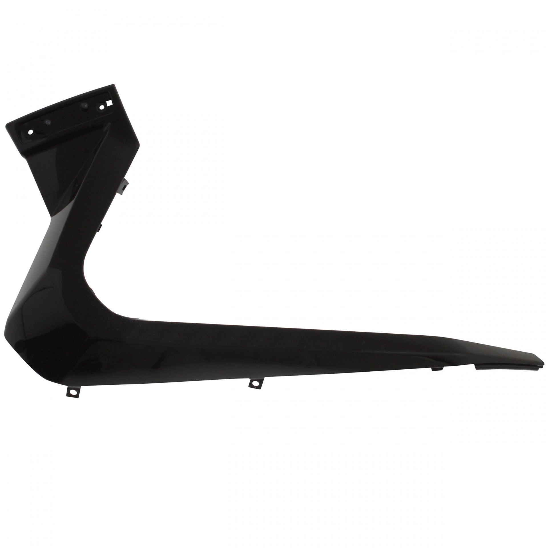 Bas de caisse gauche Yamaha X-max / MBK Skycruiser noir brillant