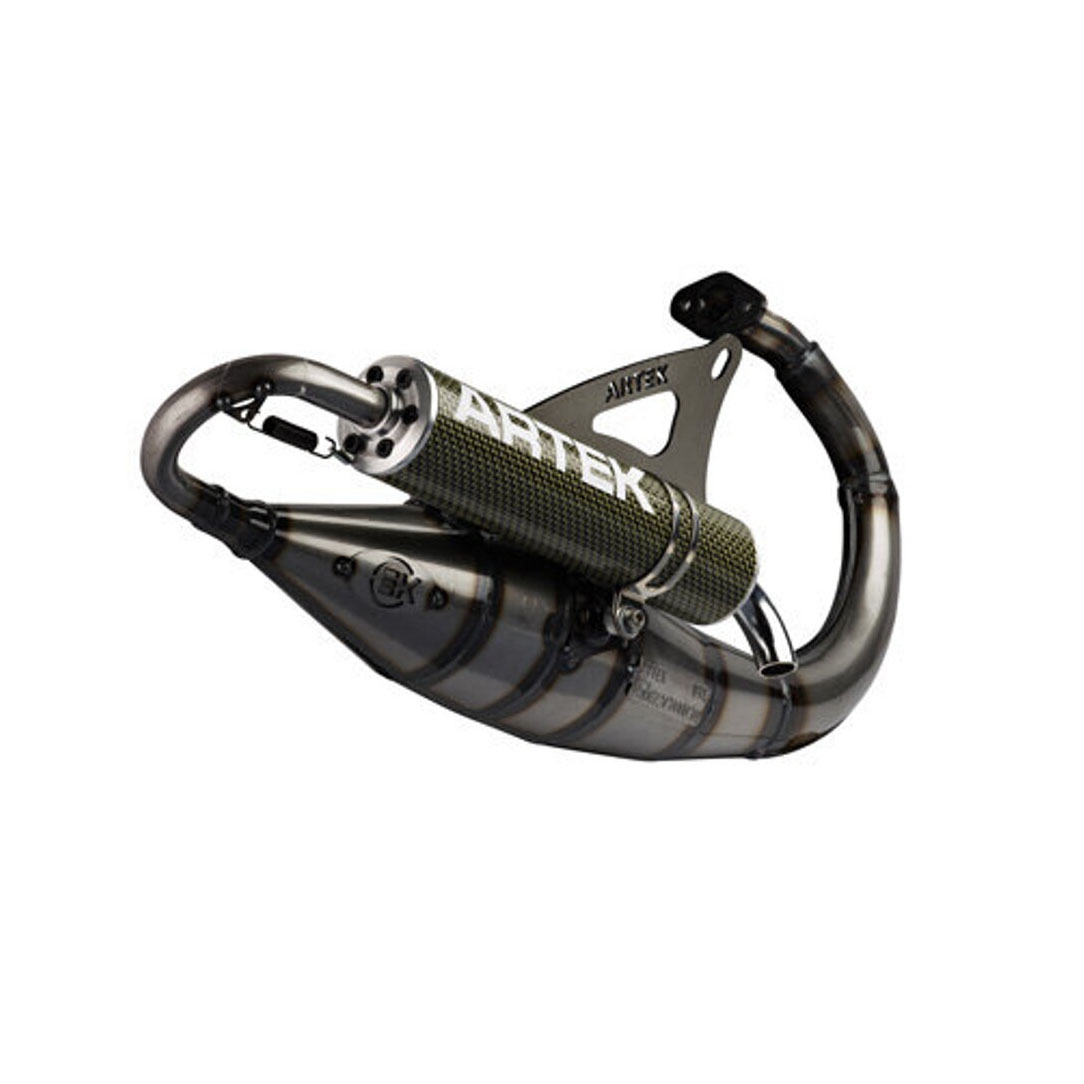 Pot Artek K2 Evo silencieux kevlar pour keeway f-act/matrix/cpi oliver