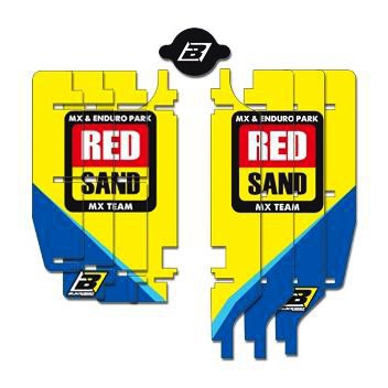 Kit déco de radiateur Blackbird Rockstar MXGP réplica 2017 Suzuki 250