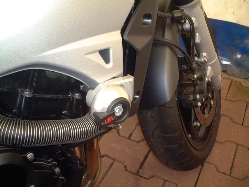 Kit fixation tampon de protection LSL Suzuki GSR 600 06-11 sans suppor