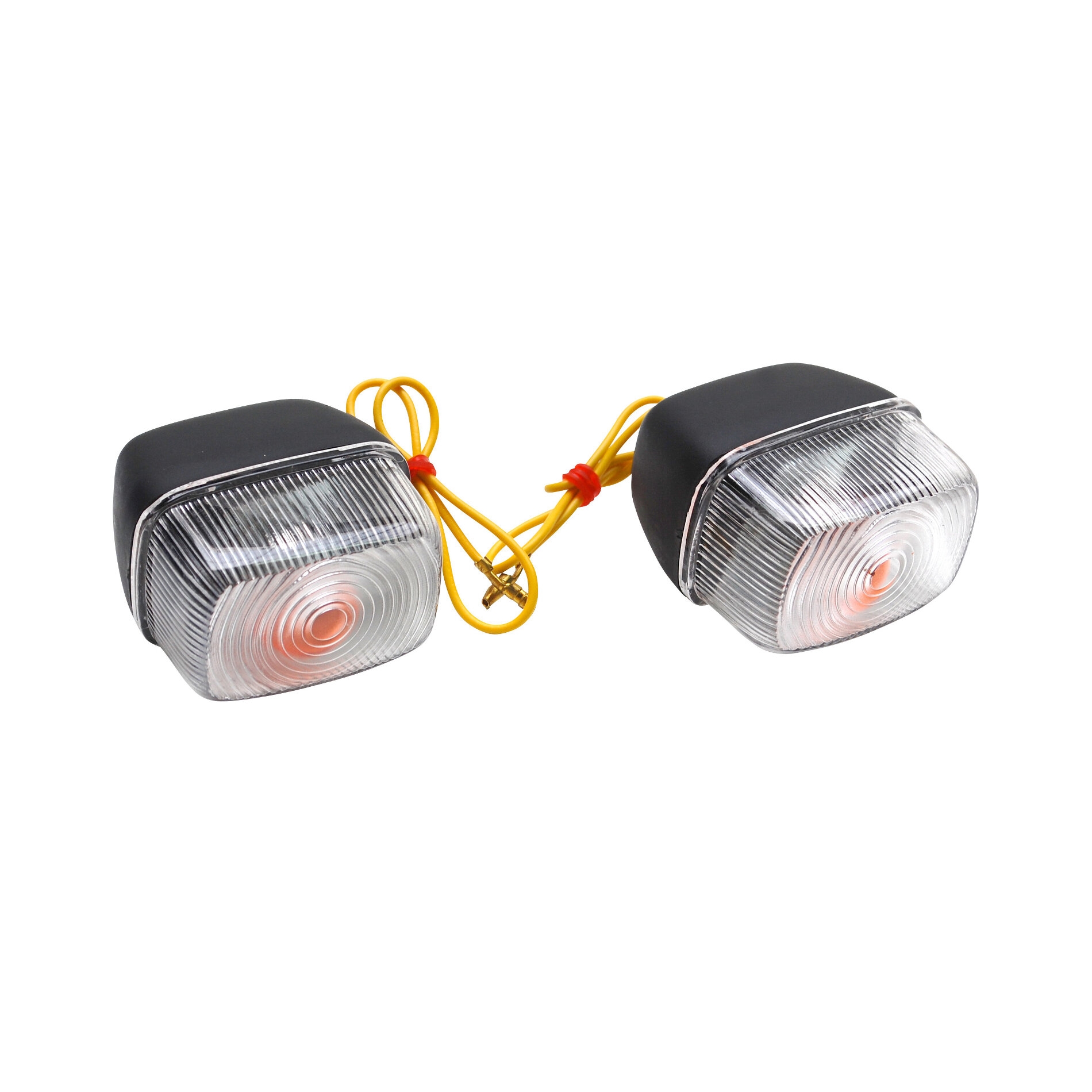 Clignotants 1Tek avant transparent/noir MBK 50 Booster spirit/Yamaha 5