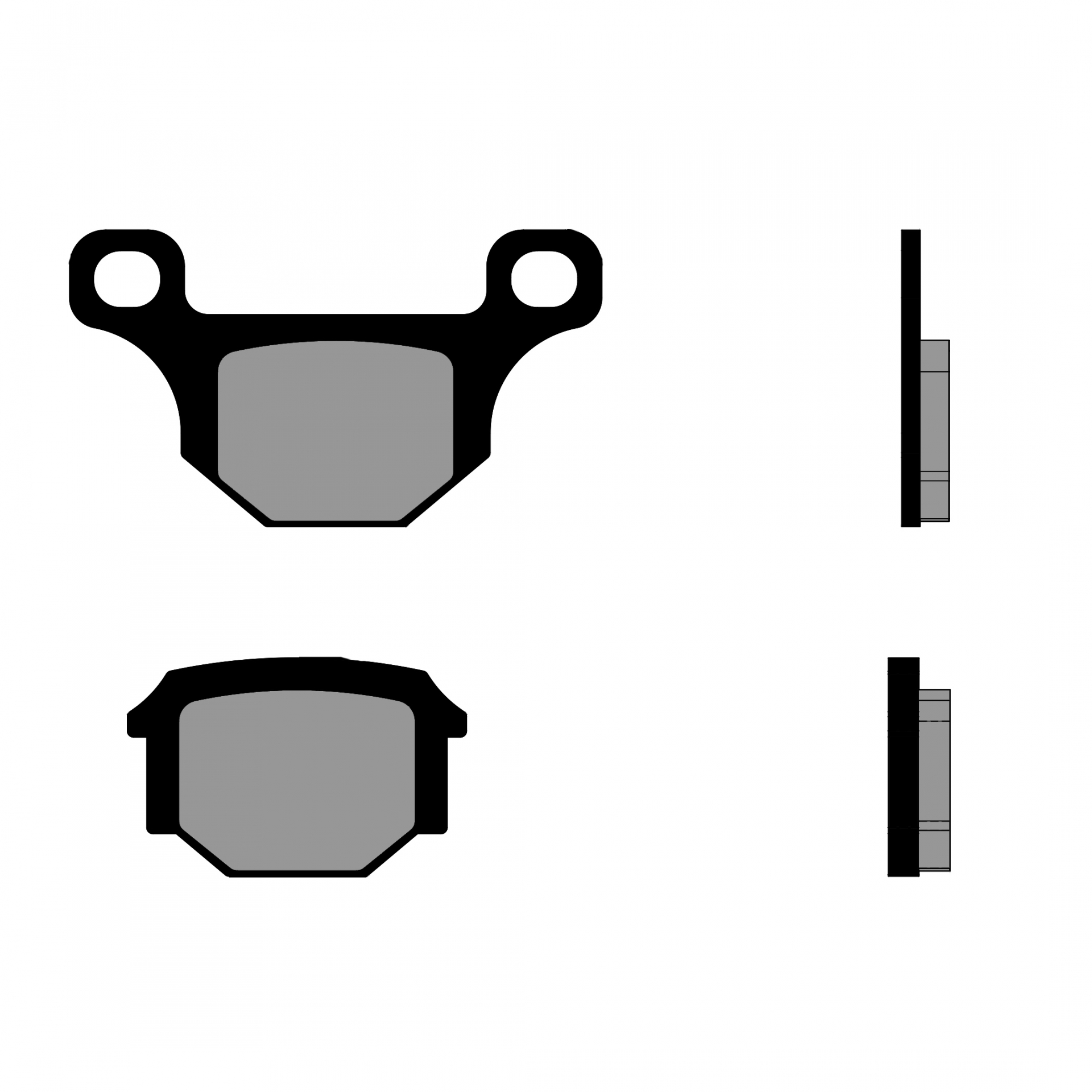 Plaquettes de frein Polini Rieju MRT 09-10
