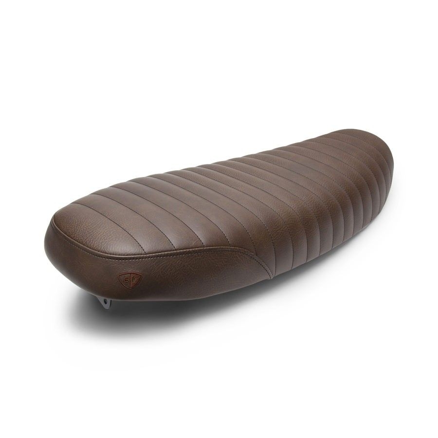 Selle Black Slammer marron pour Triumph Bonneville T100 02-16