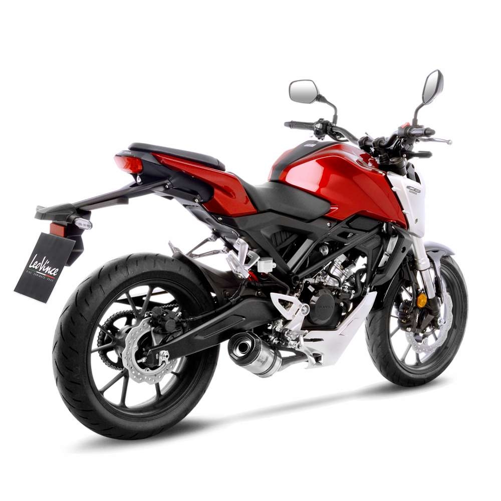 Ligne complète catalysée Leovince LV One inox Honda CB 125 R 18-19