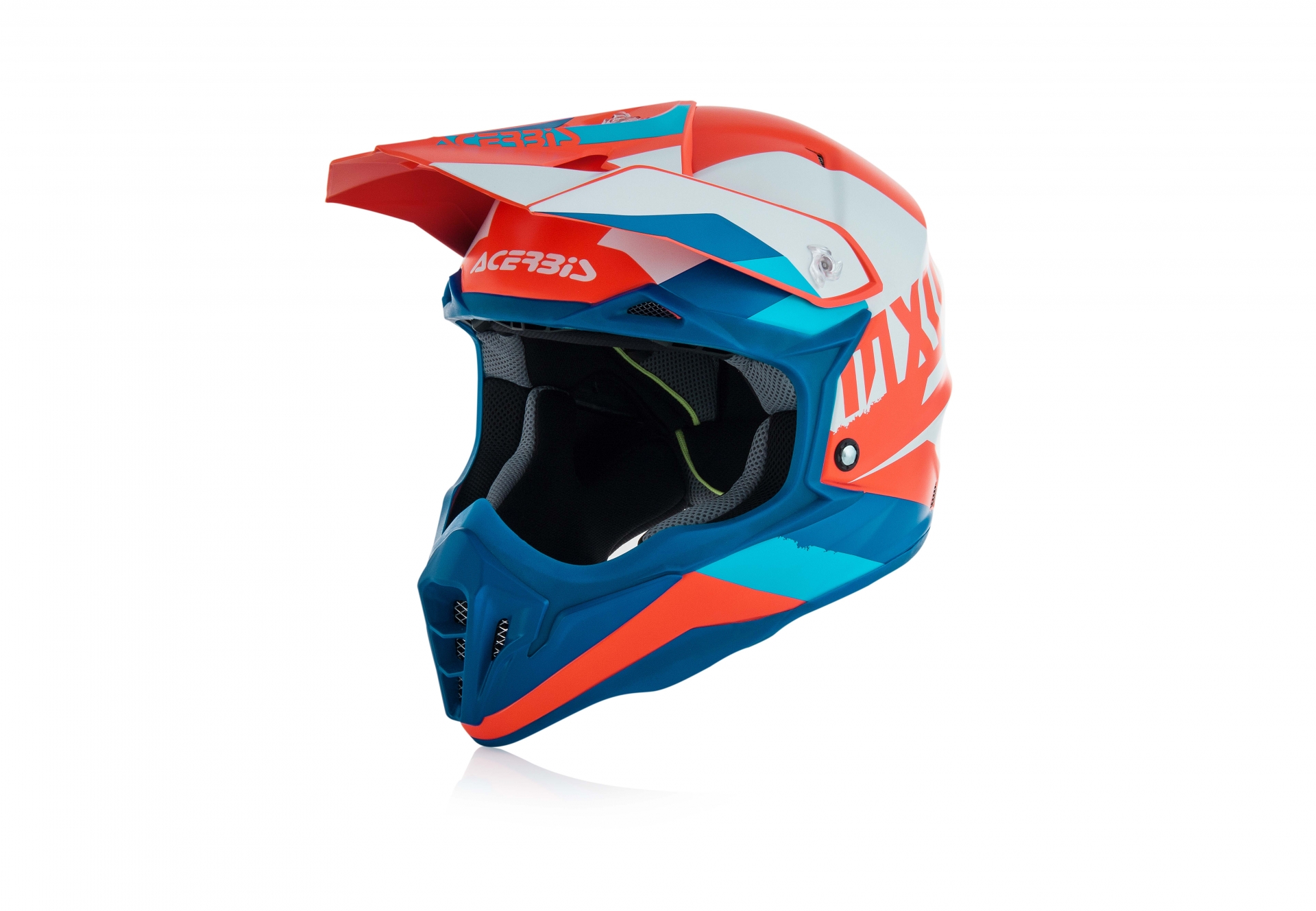 Casque cross Acerbis Impact 3.0 orange/blanc/bleu - S