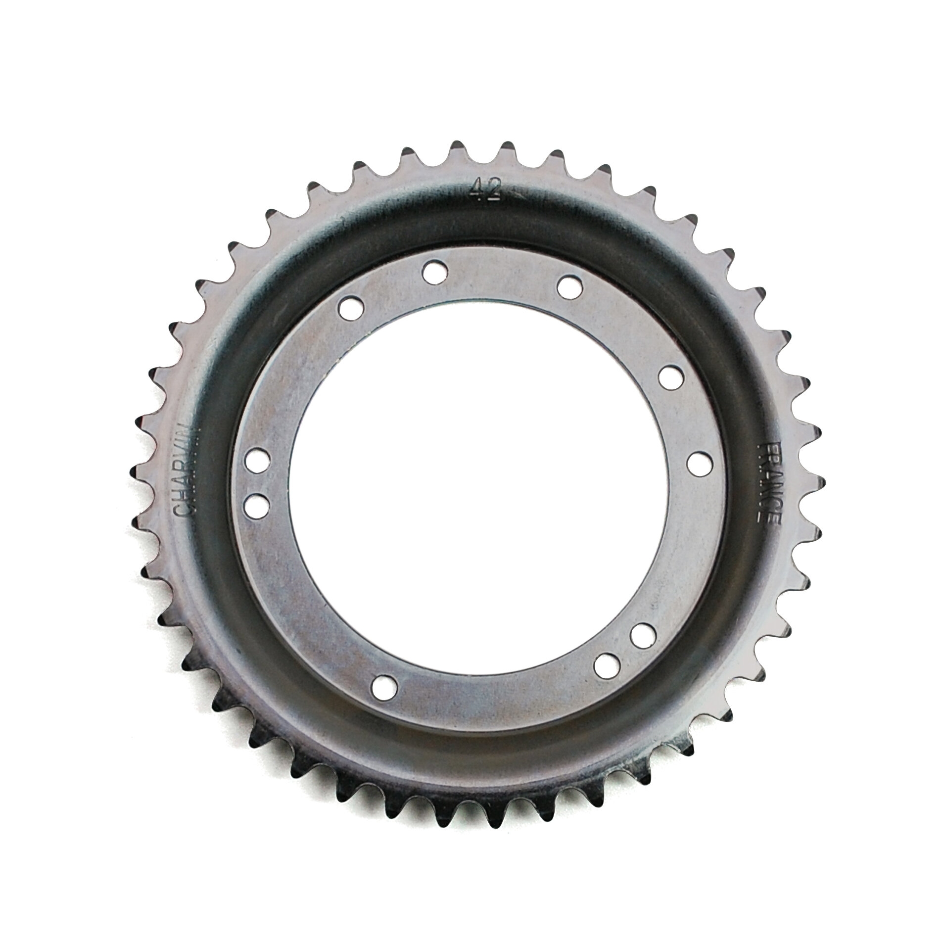 Couronne 1Tek origine D.98 10 Trous Peugeot 103 roue bâton Alu Grimeca