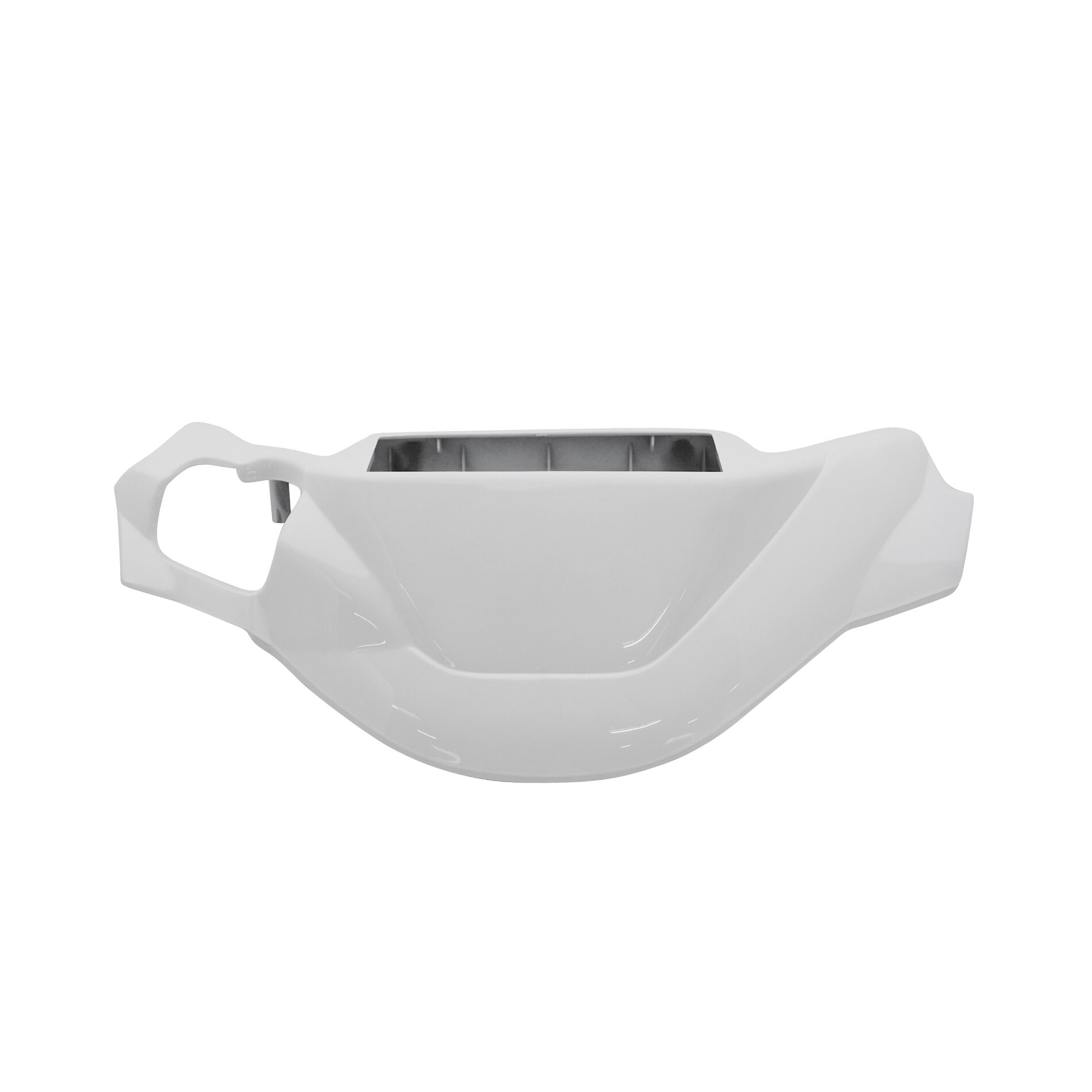 Couvre guidon design blanc adaptable MBK 50 Booster spirit/Yamaha 50 B