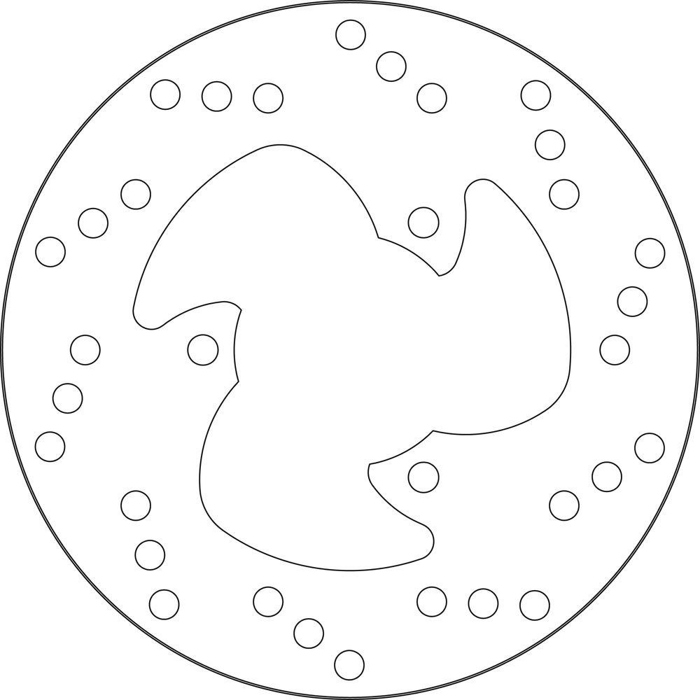 Disque de frein arrière SBS 5243