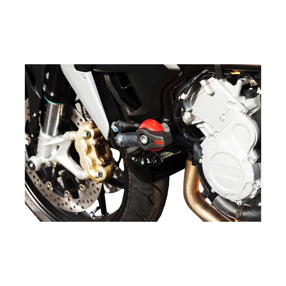 Kit fixation tampon de protection LSL MV Agusta F4 Brutale 750 S 03-05