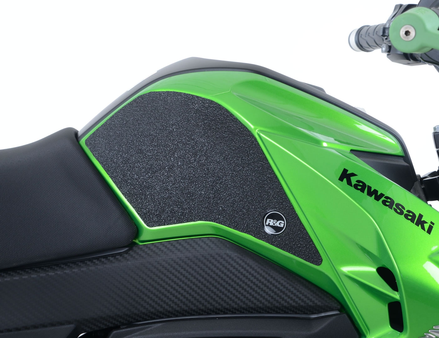 Kit grip de réservoir R&G Racing noir Kawasaki Z 125 2018
