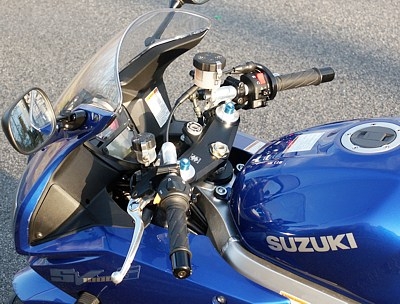 Kit guidon bracelets LSL Tour Match rehaussés 75 mm Suzuki SV 650 S 99