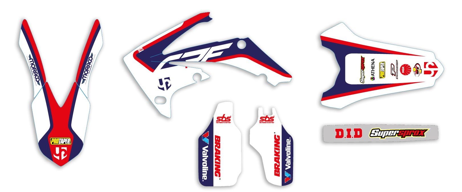 Kit déco Up Design pour Honda CRF 450 2009-2012