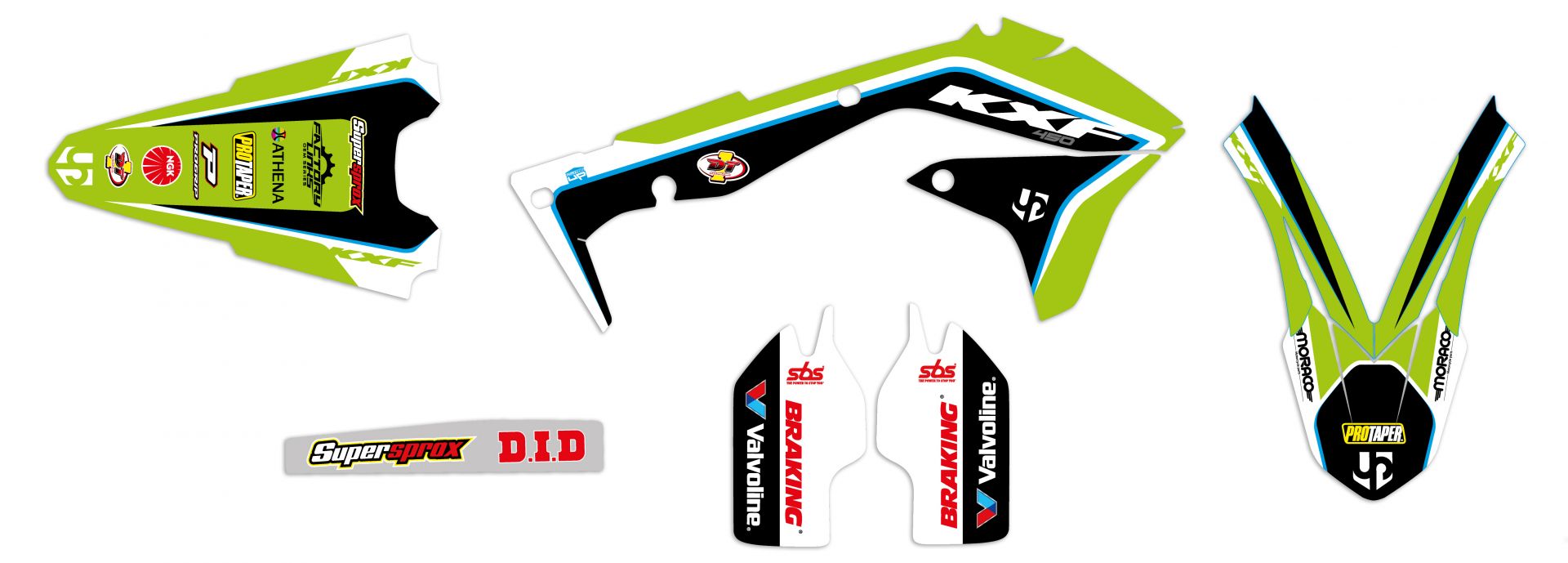 Kit déco Up Design pour Kawasaki KXF 450 2016