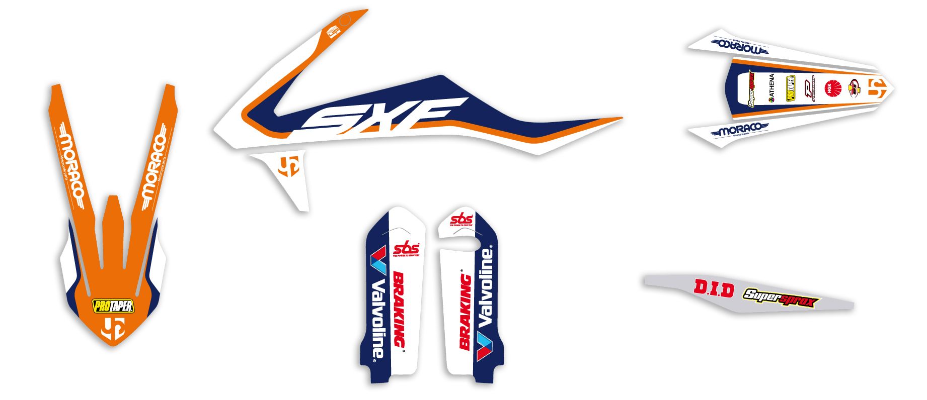 Kit déco Up Design pour Ktm SX-SXF 125-450 2016