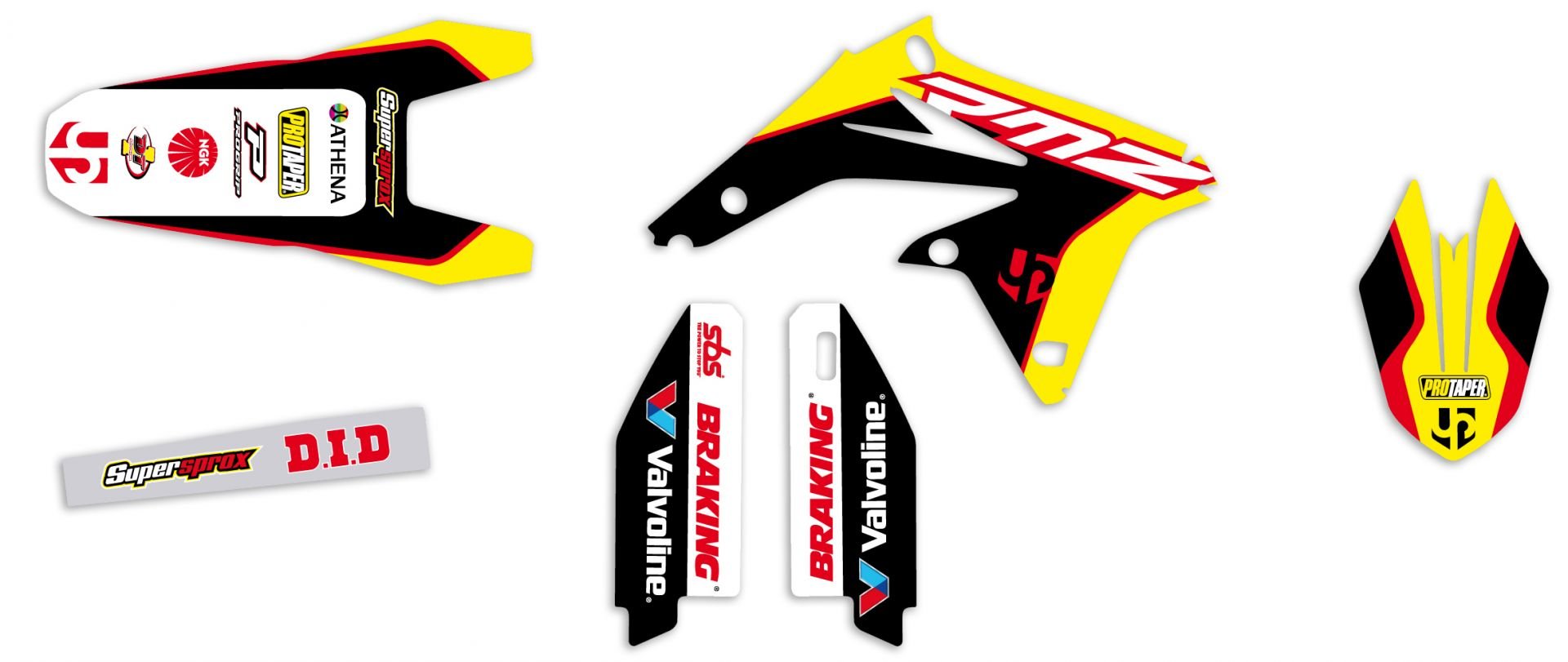 Kit déco Up Design pour Suzuki RMZ 450 2008-2016