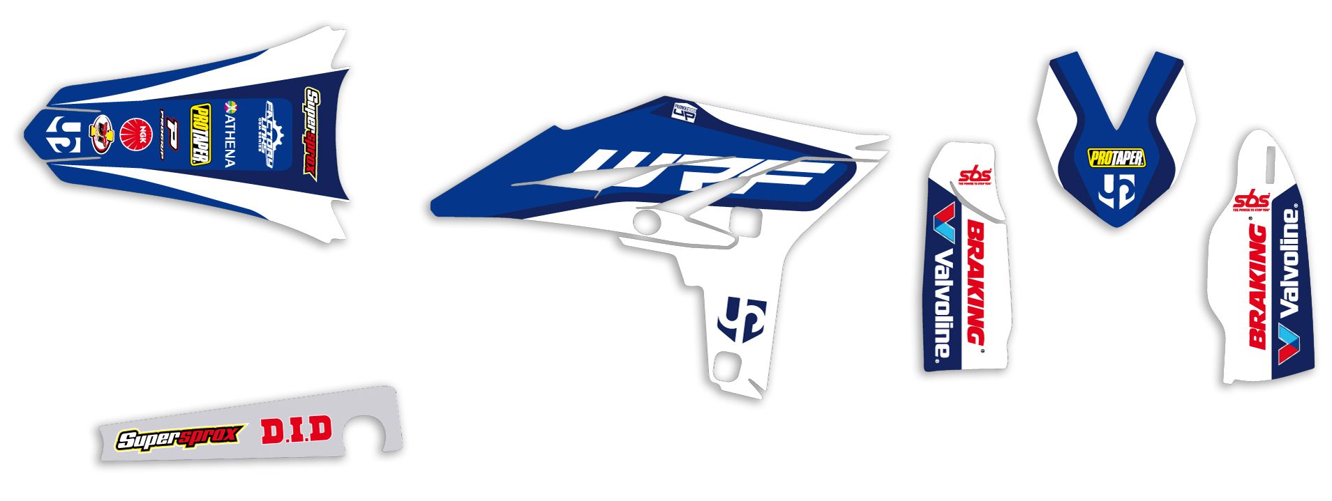 Kit déco Up Design pour Yamaha WRF 450 2012-2014