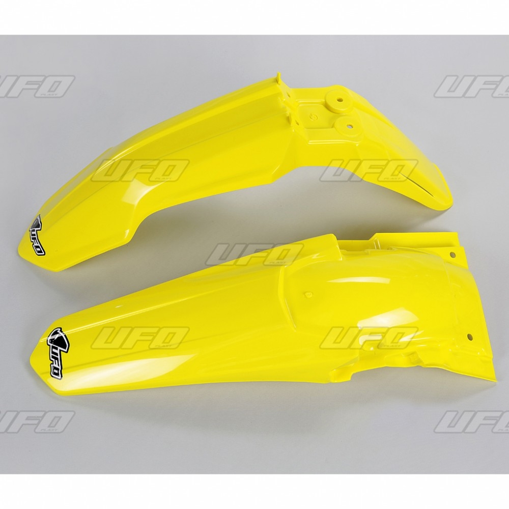 Kit garde-boue avant et arrière UFO Suzuki 250 RM-Z 10-12 jaune