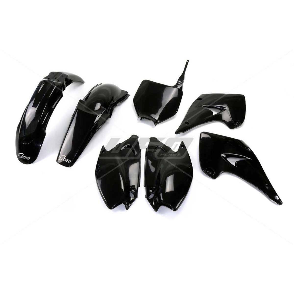 Kit plastique UFO Kawasaki 250 KX 03-04 noir