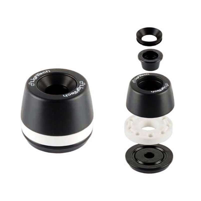 Tampons de protection Lightech insert noir Suzuki GSR 750 11-15