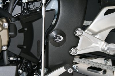 Insert de cadre gauche R&G Racing noir Honda CBR 1000 RR 08-18