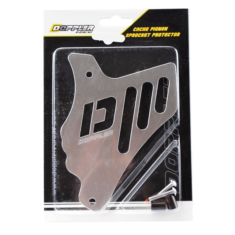 Cache pignon alu Doppler Minarelli AM6 argent