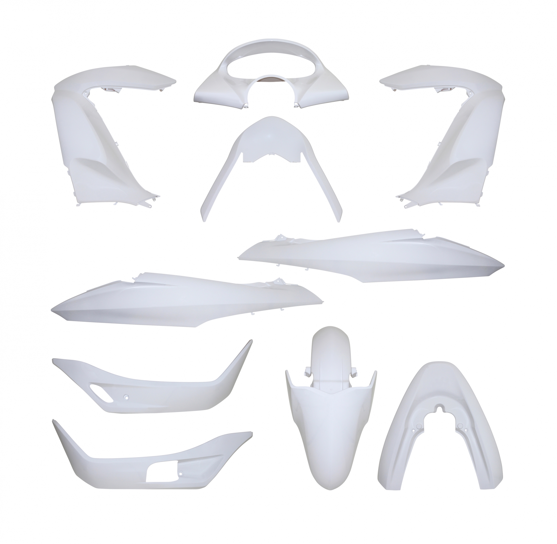 Kit carrosserie Honda PCX 125 blanc (11 pièces)